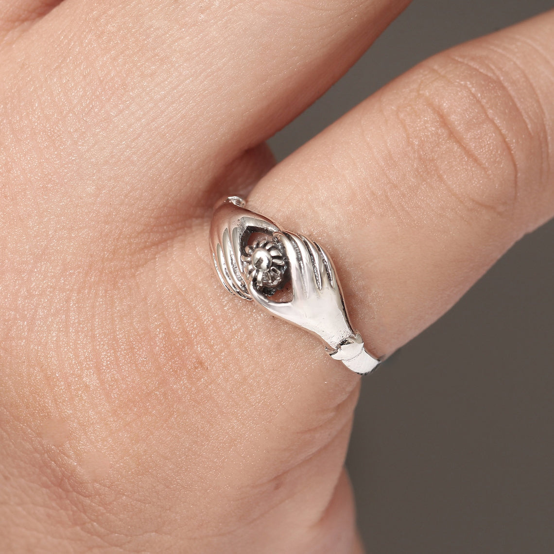 925 Sterling Silver Claddagh Ring Handmade Jewelry