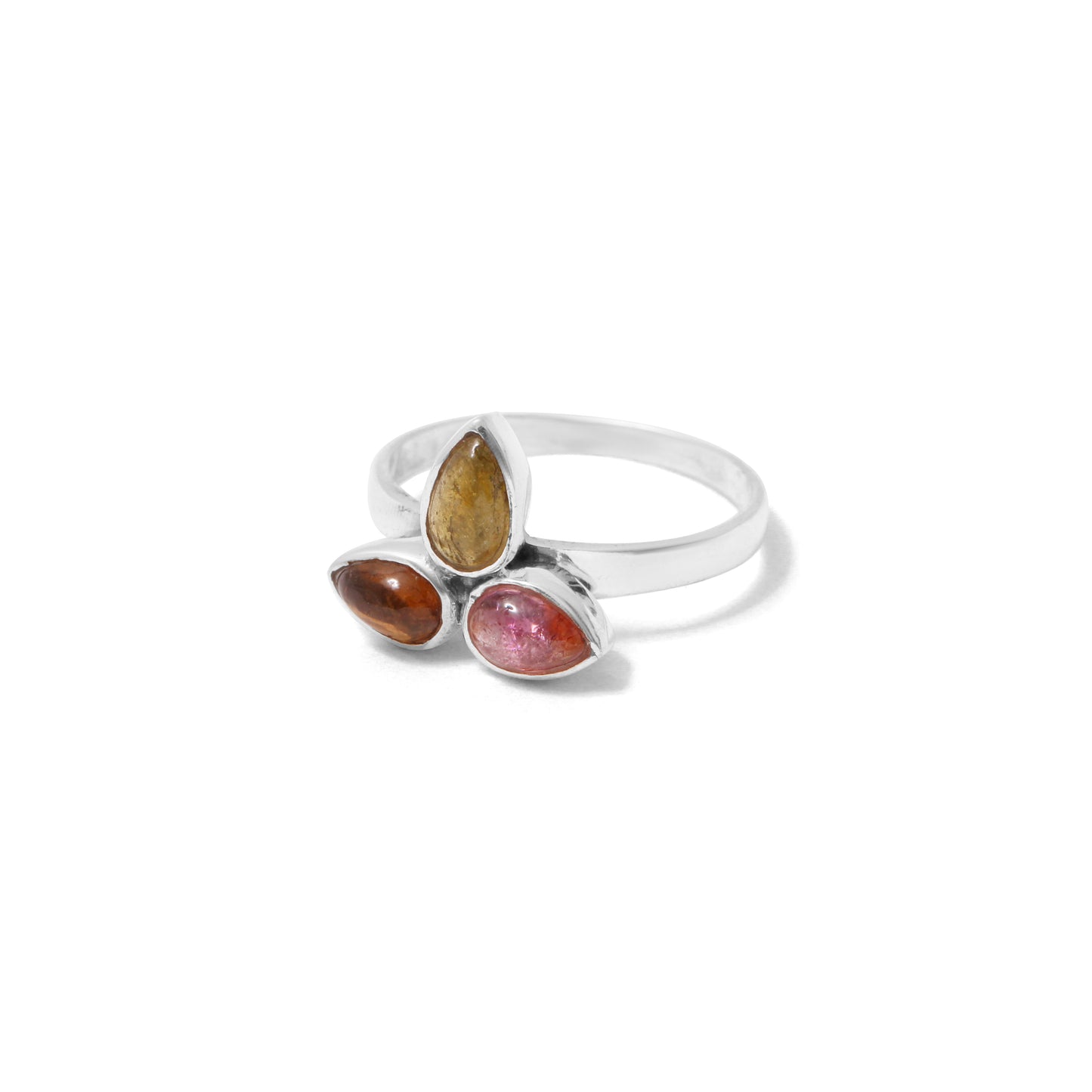 Natural Multi Tourmaline Gemstone Ring – Designed for Vibrant Elegance