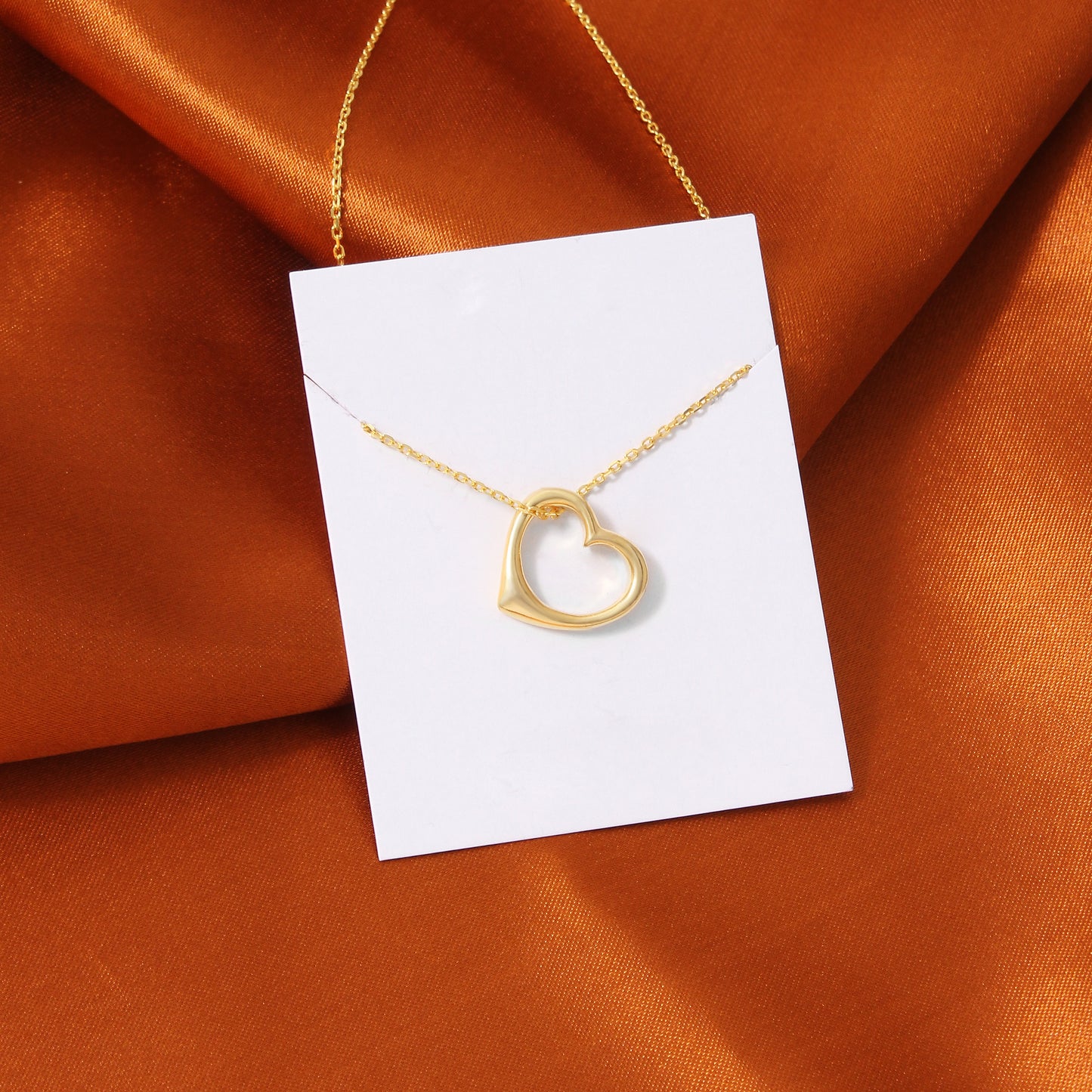 925 Sterling Silver Heart-Shaped Pendant – Minimalist Love Jewelry for Women