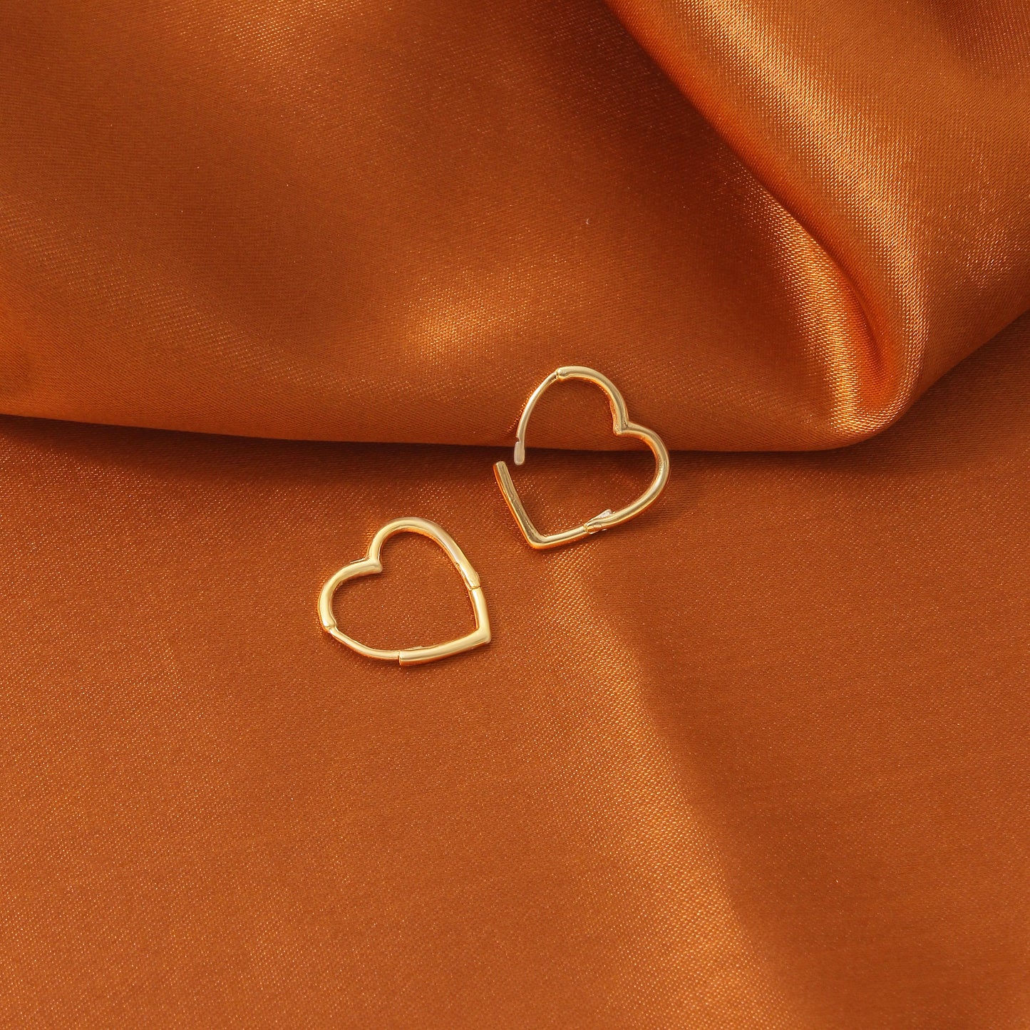 Express Love with 925 Sterling Silver Heart Design Hoop Earring – Elegant & Versatile