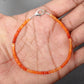 Natural Shaded Mexican Fire Opal Bracelet - Opal Jewelry with Silver Lobster Clasp