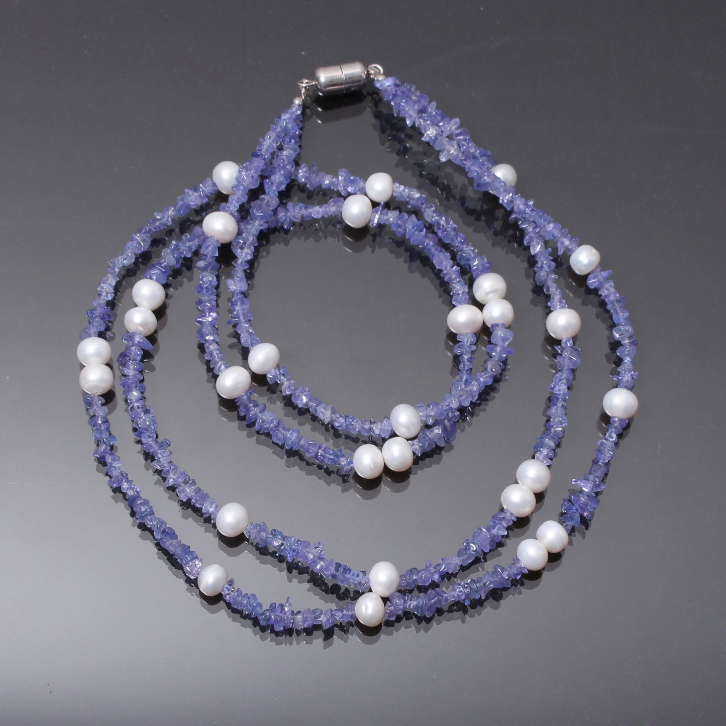 Unique And Luxurious Tanzanite and Pearl Jewelry
