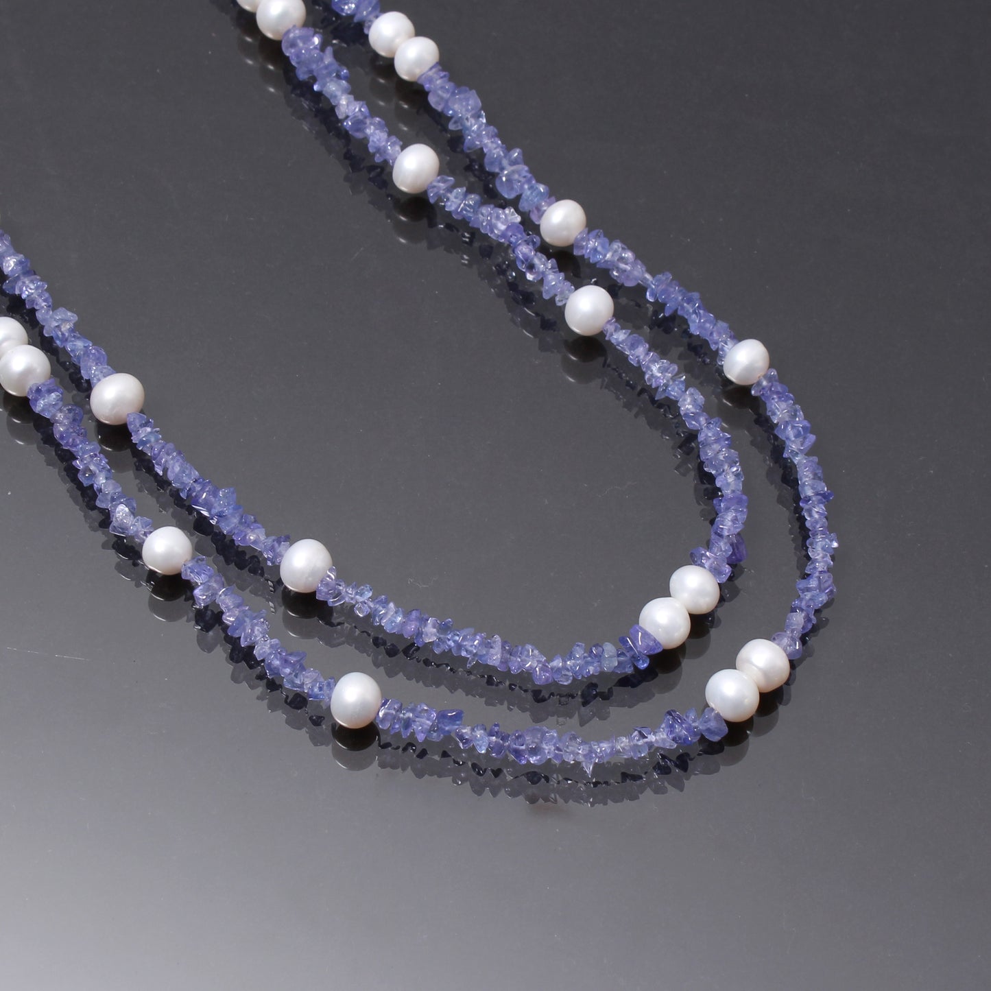 Unique And Luxurious Tanzanite and Pearl Jewelry
