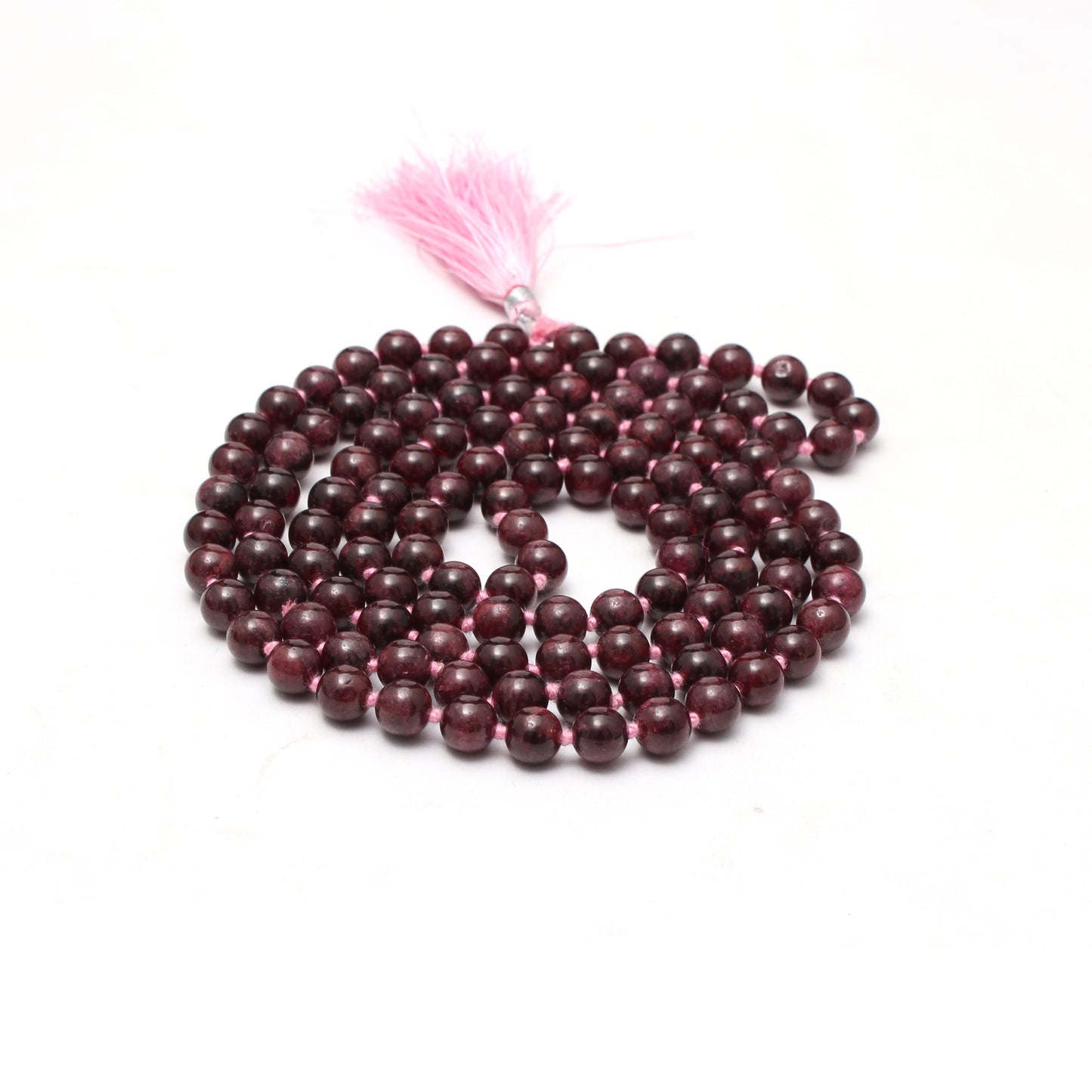 Garnet 108 Beads Japa Mala – Energizing and Grounding Meditation Beads