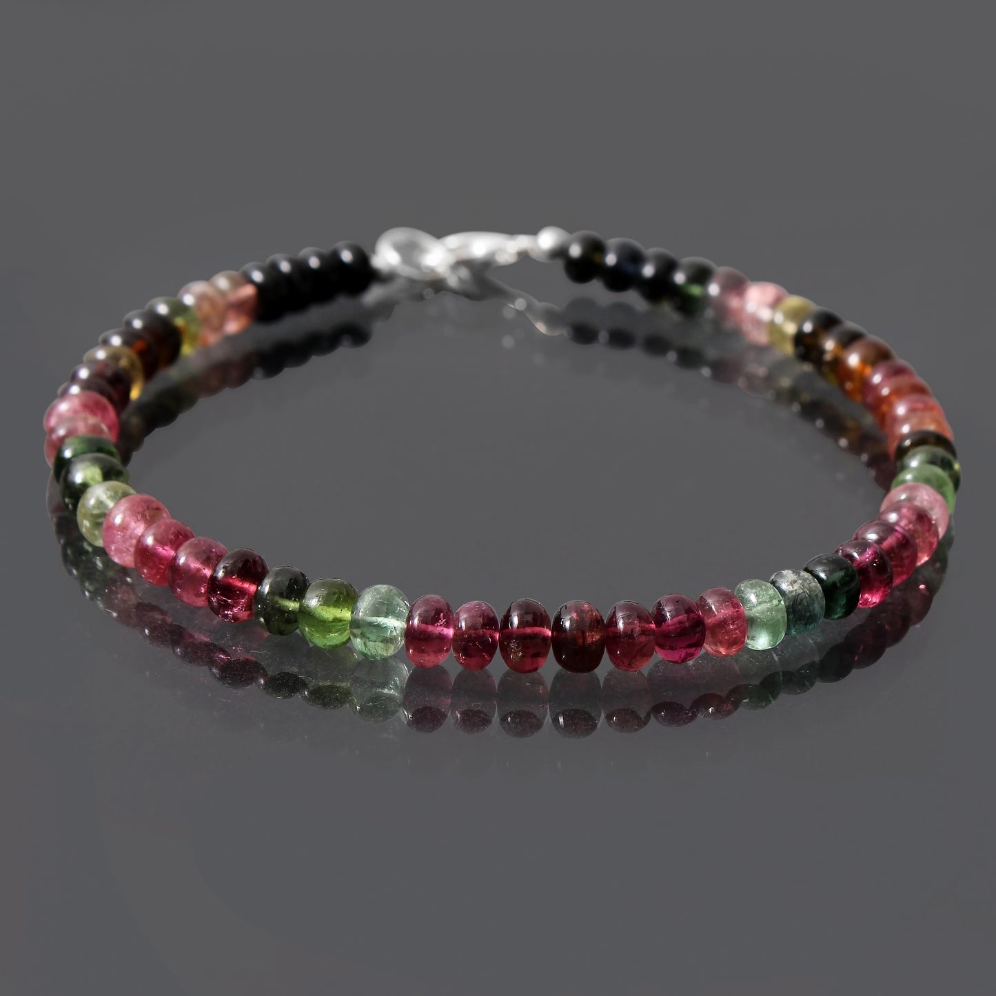 Tourmaline beaded bracelet