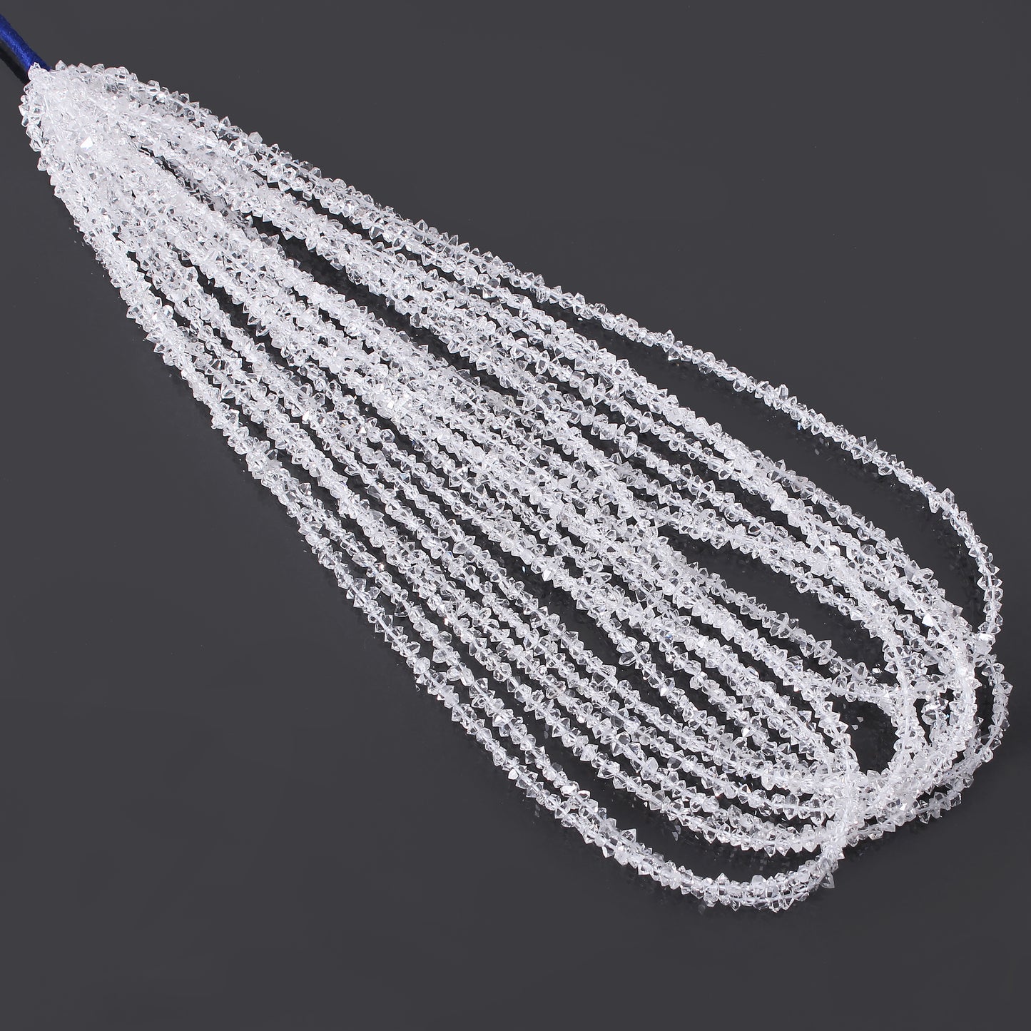 Craft Sparkling Jewelry With Natural Herkimer Diamond Gemstone Beads – 16" Strand of Radiant Chips (3-4mm)