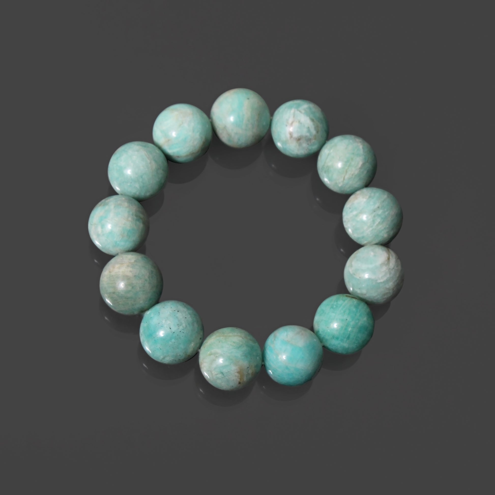 Gemstone  Amazonite  Stretch  Jewelry