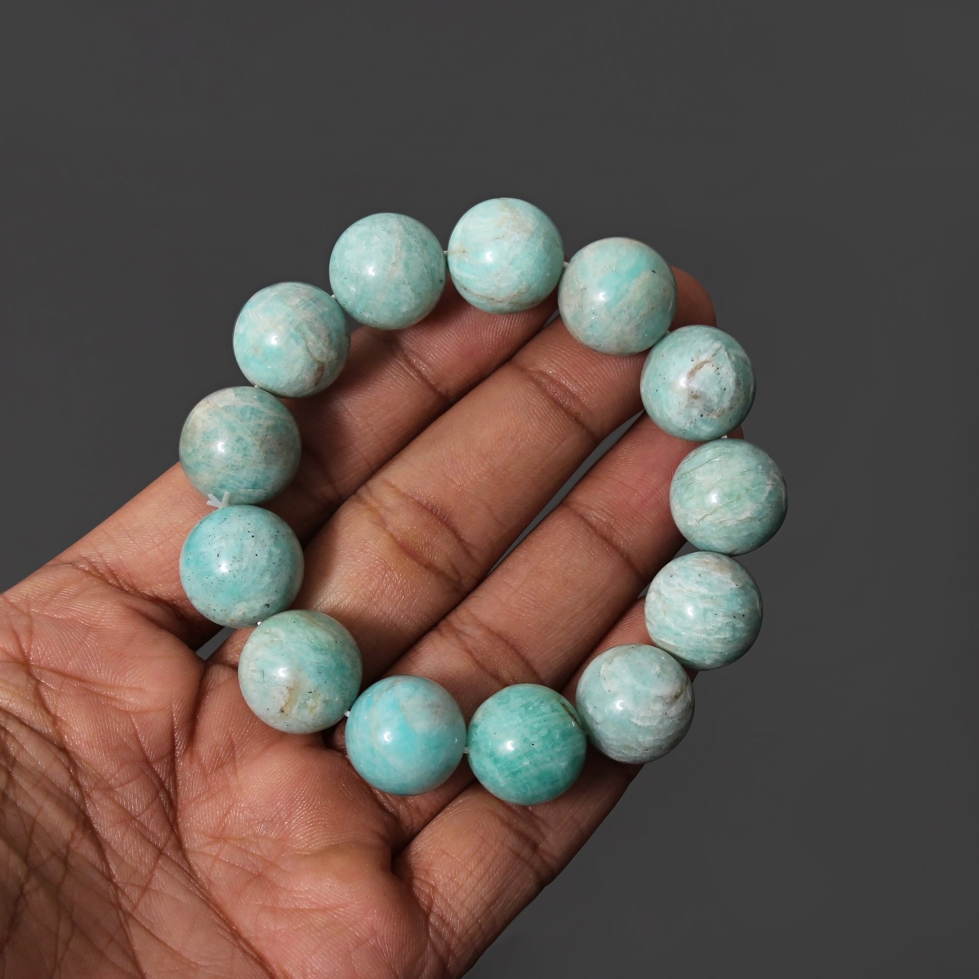 Amazonite  Round Bead Handmade jewelry