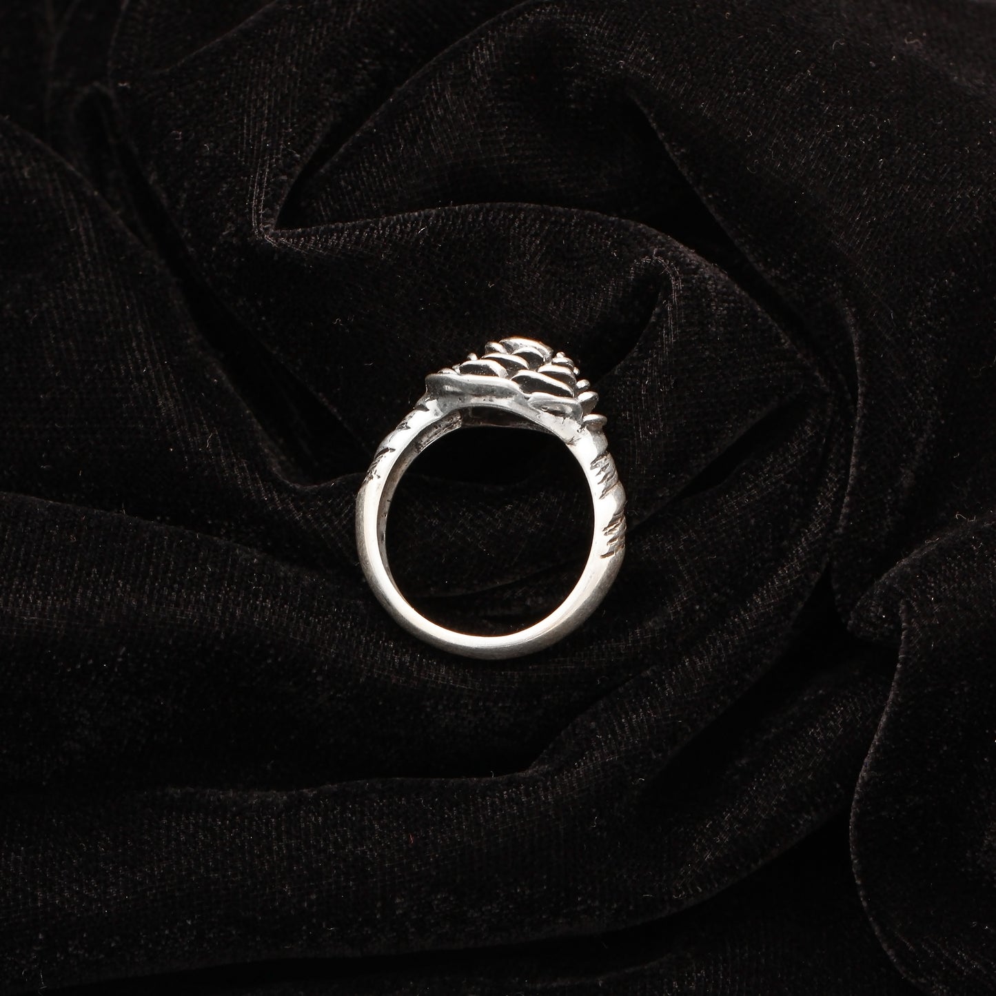 Natural Citrine Flower Silver Ring 7.5 US| Natural Citrine Studded Designer Ring.