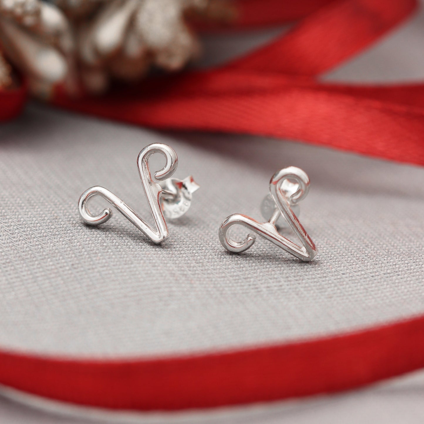Aries Zodiac Silver Earring GemsRush
