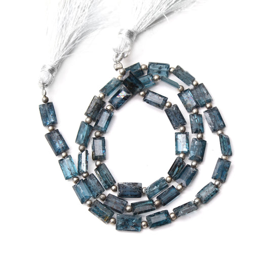 Kyanite Faceted Rectangle Beads GemsRush