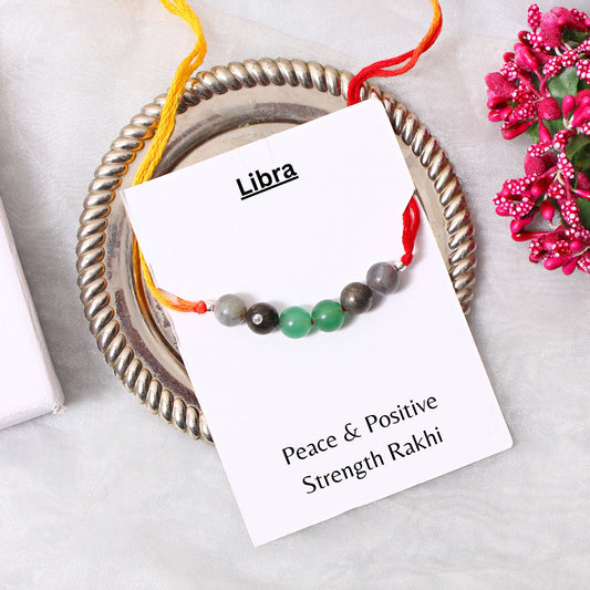 Semi Precious Gemstone Rakhi For Bhai GemsRush