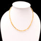 Smooth Citrine Beads Necklace Silver GemsRush