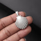 Stackable Scallop Silver Pendant GemsRush