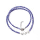 Stylish Tanzanite & Pearl Beaded Necklace ,Birthstone Natural Dual Stone Necklace, Gift for Love. GemsRush