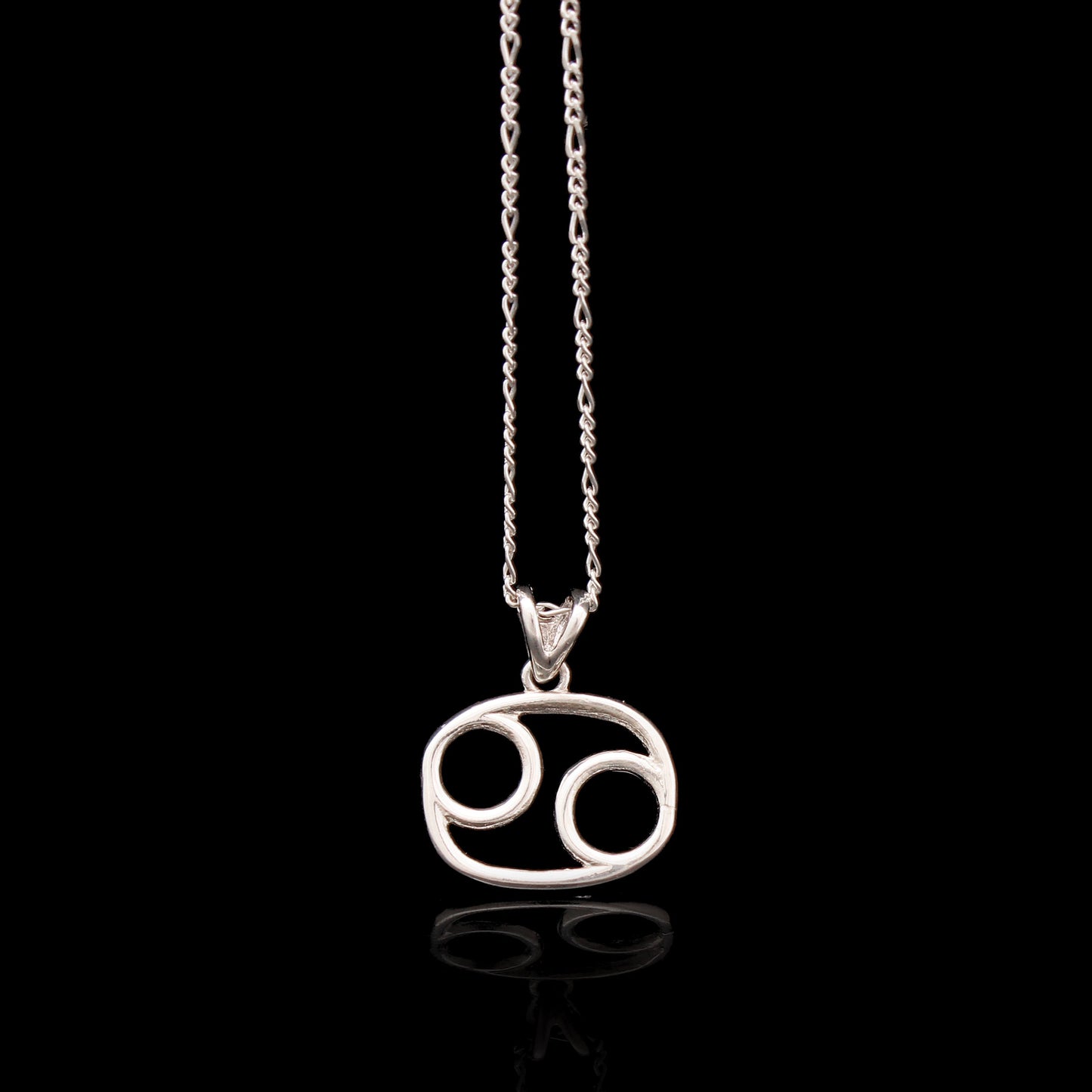 Zodiac Symbol Charms, Silver CANCER Sign Pendant, Healing Gift For Mom GemsRush