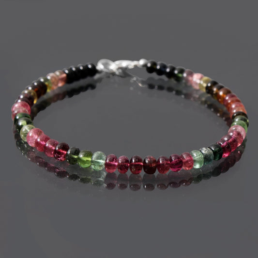 Natural Tourmaline Beaded Bracelet Benefits & Meaning