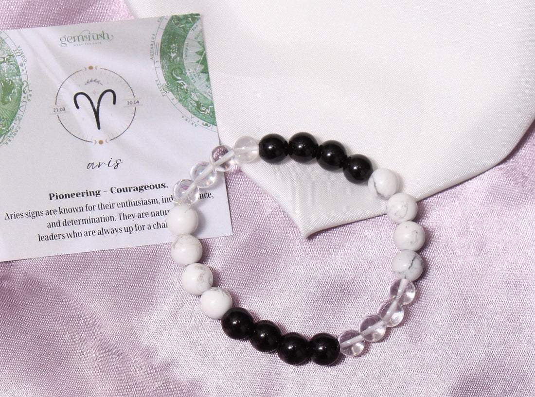 Unleash Your Aries Spirit with the Aries Zodiac Bracelet by GEMSRUSH