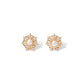 Bloom with Elegance – Natural Pearl Floral Stud Earrings in 925 Sterling Silver with Gold Plating