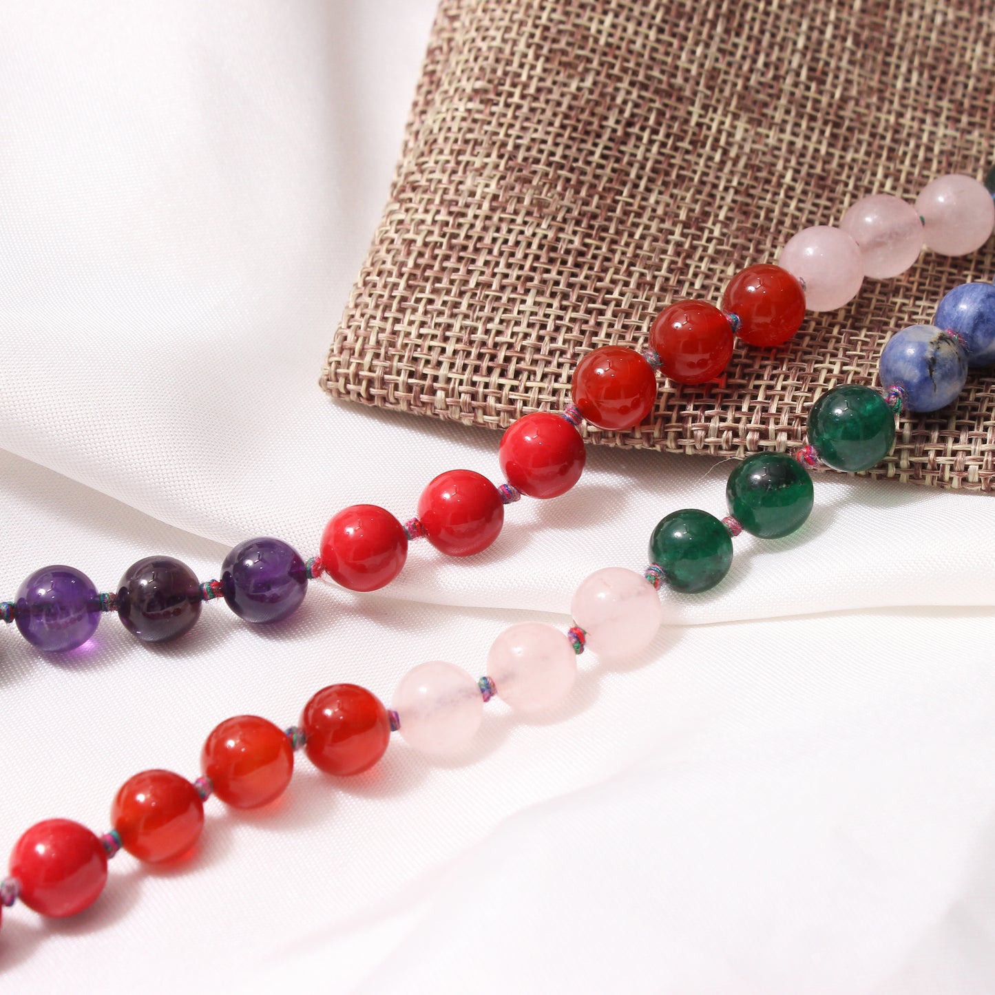 7 Chakra Stone 108 Beads Mala – Promote Balance, Inner Peace, and Positive Energy