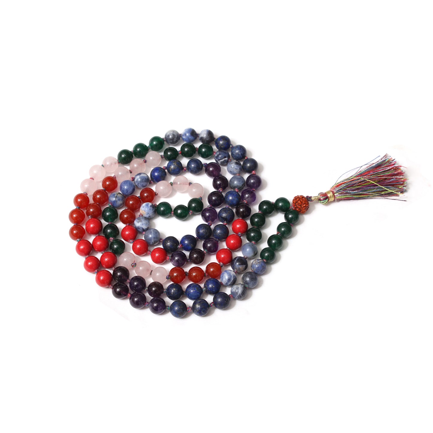 7 Chakra Stone 108 Beads Mala – Promote Balance, Inner Peace, and Positive Energy