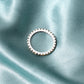 Golden Glow Natural Citrine Eternity Band Ring – Natural Gemstone Sparkle