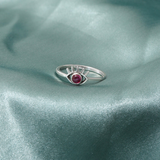 Natural Red Tourmaline Gemstone Ring – Crafted for Timeless Style