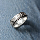 Men's Horse Spinner Silver Ring