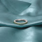 Natural Green Peridot Eternity Band – Sterling Silver Stackable Ring