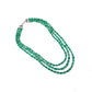 Verdant Elegance: Green Onyx Triple Layer Necklace