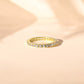 Natural White Topaz Eternity Ring – Sterling Silver for Timeless Elegance