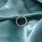 Natural Purple Garnet Eternity Band – 925 Sterling Silver Stacking Ring
