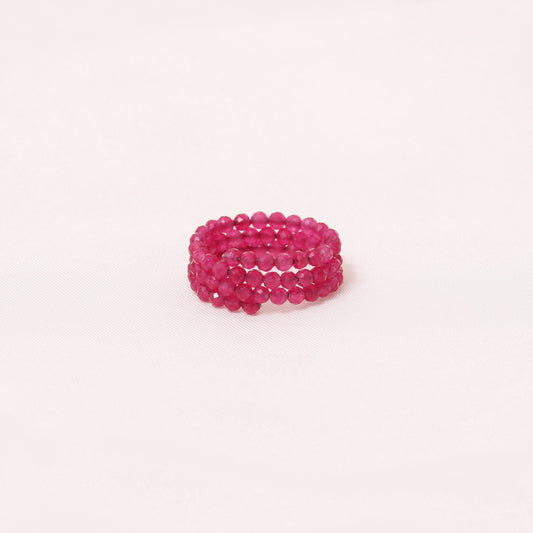 Handcrafted Pink Quartz Ring - Luxury Design