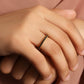 Natural Black Spinel Eternity Ring – 925 Sterling Silver Stacking Band