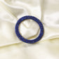 Blue Lapis Lazuli Beaded Bangle/Bracelet– Enhance Your Style and Spiritual Harmony