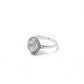 Natural Moonstone Gemstone Ring – Radiant Iridescent Elegance