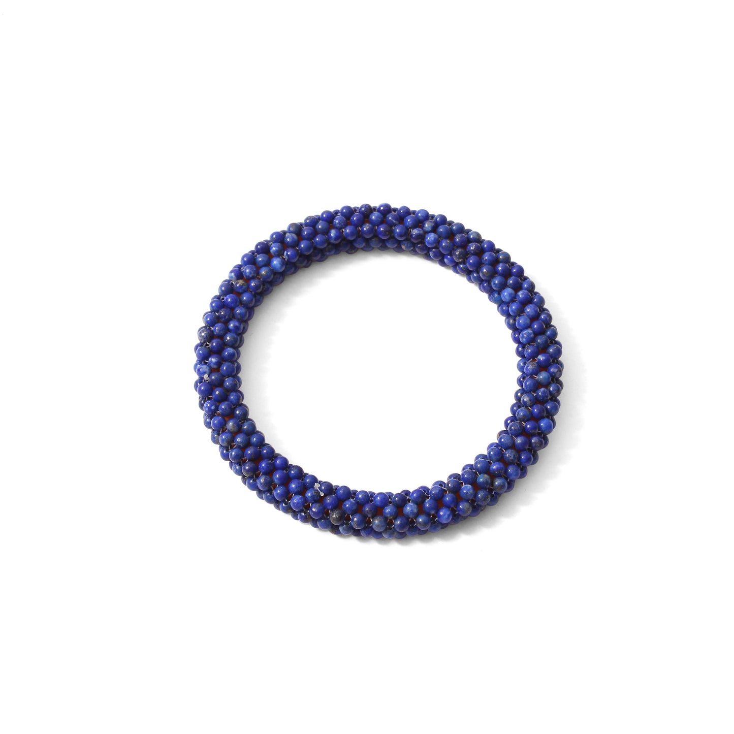 Blue Lapis Lazuli Beaded Bangle/Bracelet– Enhance Your Style and Spiritual Harmony