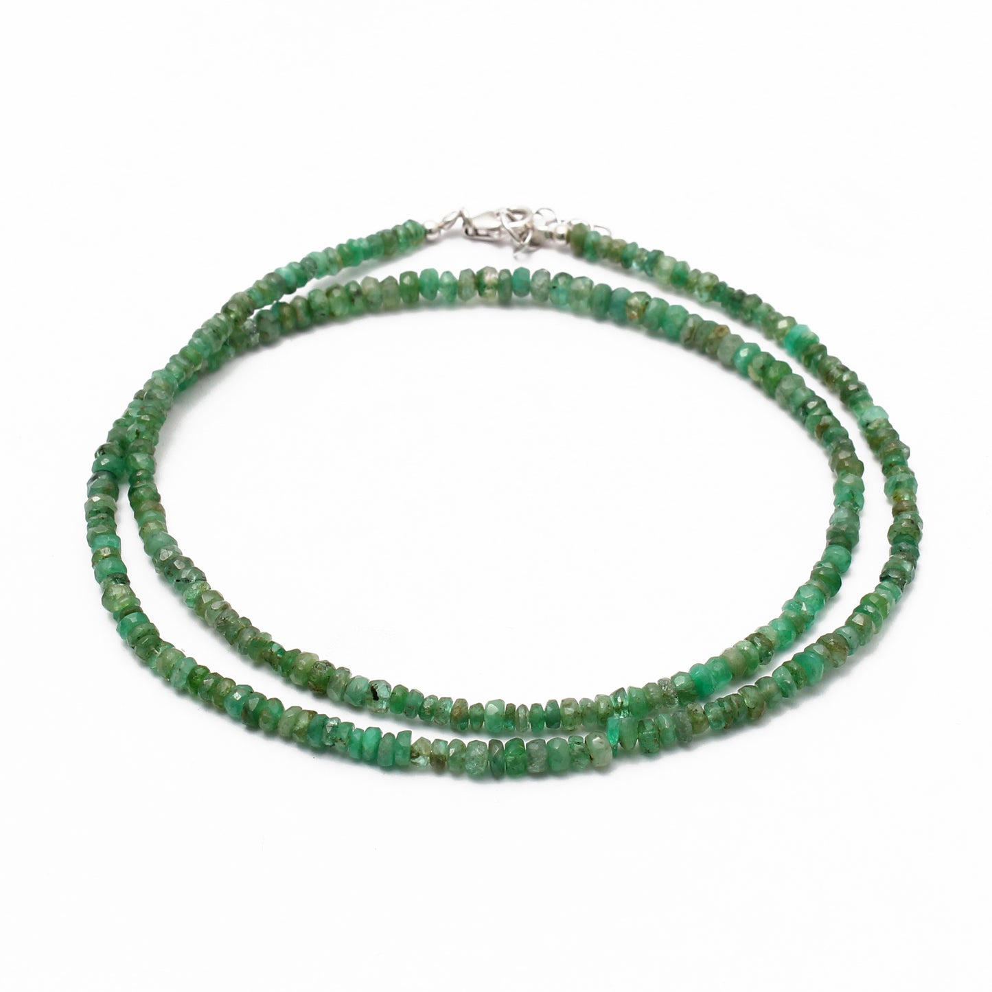  Birthstone Emerald Beaded Necklace