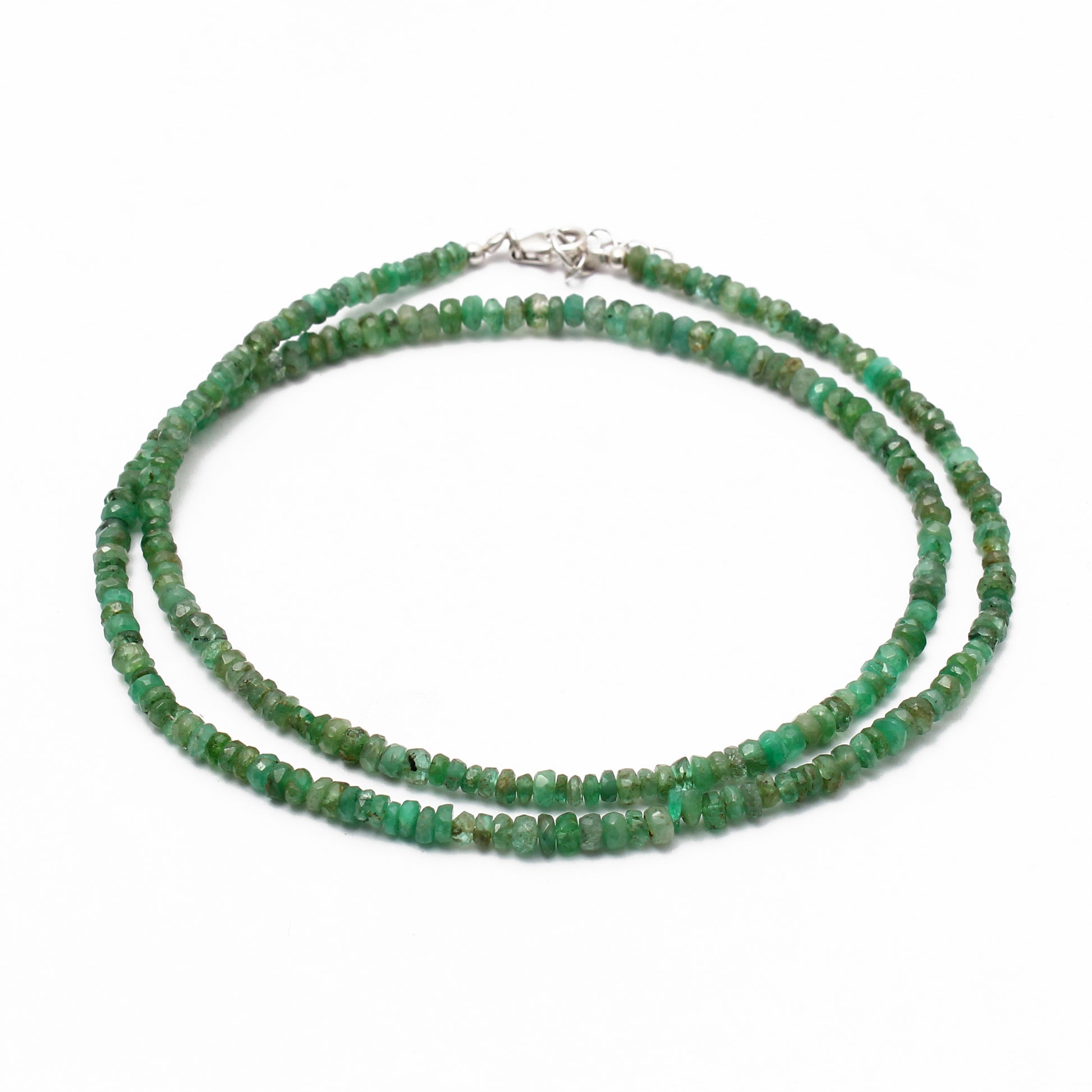  Birthstone Emerald Beaded Necklace