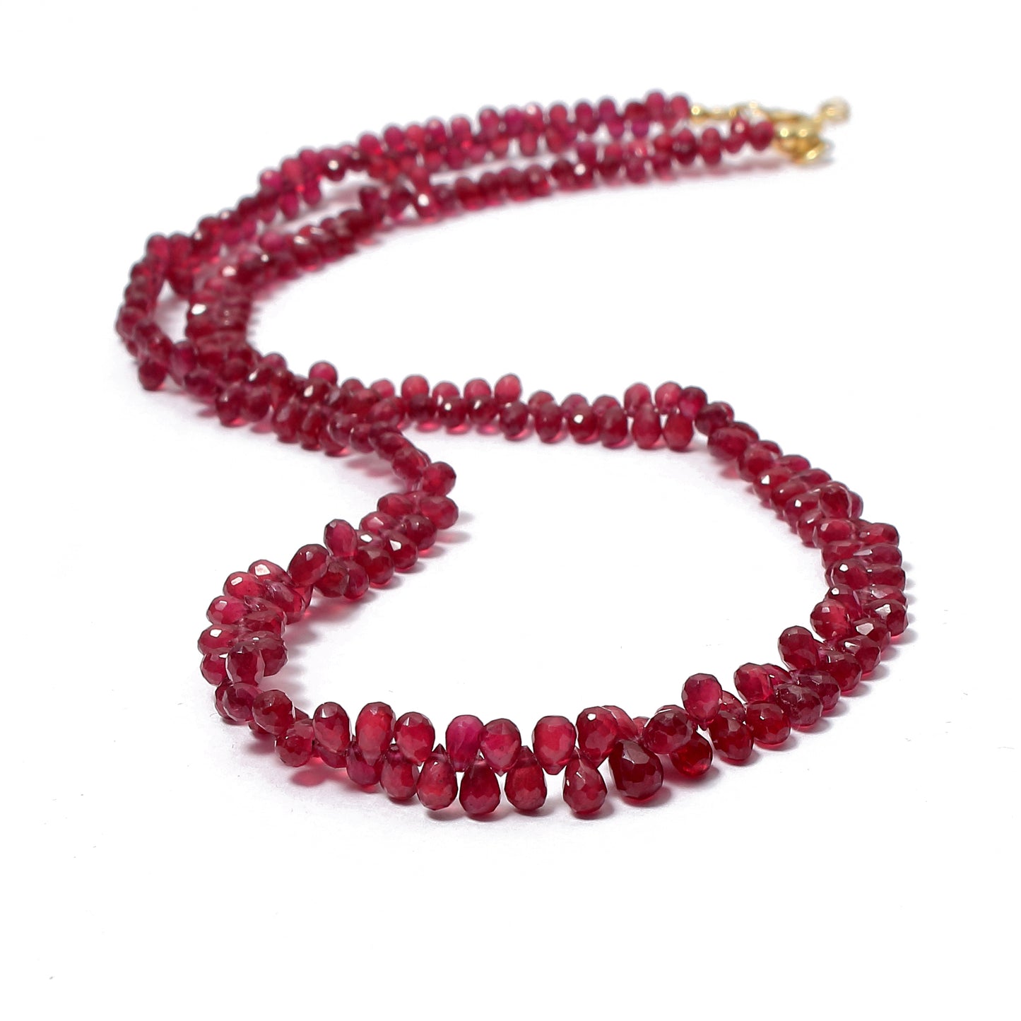 Rare Ruby Drop Necklace: A Fancy Ruby Delight for Special Occasions