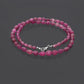 Mesmerizing Ruby Gemstone Drop Briolette Shape Necklace - Essential Ruby Jewelry