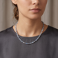 Natural Labradorite Faceted Cube Box Gemstone Necklace – Handmade Statement Jewelry