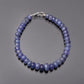 Tanzanite Smooth Rondelle Beaded Bracelet