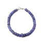 Tanzanite Smooth Rondelle Beaded Bracelet