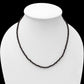 Natural Black Spinel Faceted Beaded Necklace – Elegant Gemstone Jewelry