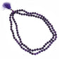 Amethyst 108 Beads Japa Mala - Serenity & Intuition Meditation Beads