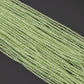 Natural Prehnite Gemstone Beads Strand – Perfect for Jewelry Making & Crafting Projects