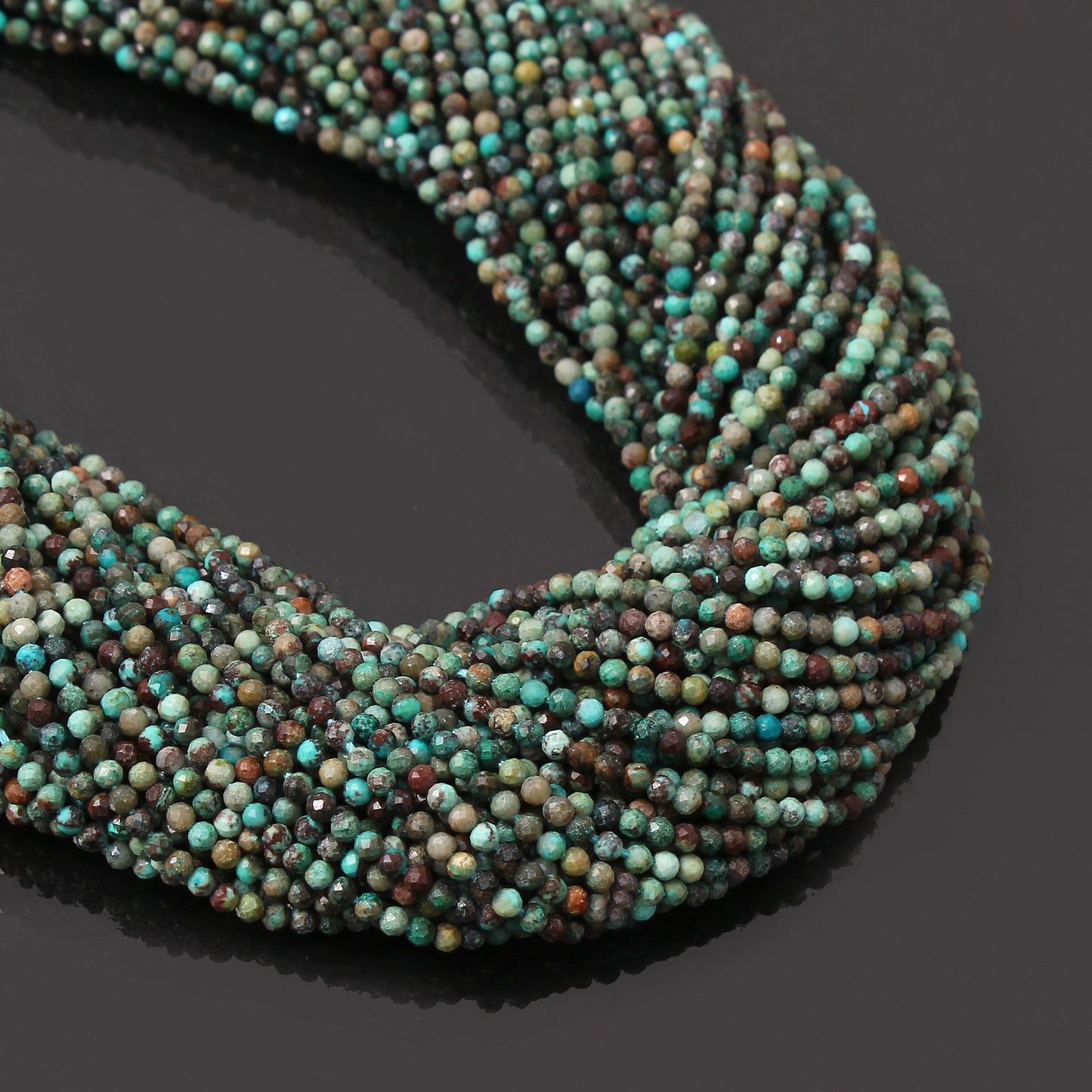 Natural Turquoise Gemstone Beads Strand – Vibrant Beads for Custom Jewelry