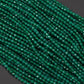 Natural Green Onyx Gemstone Beads Strand 12.5 Inches – 4mm Round for Jewelry Making and Crafting