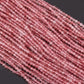 Strawberry Quartz Beads Strand 12.5 Inches – 4mm Round for Handmade Jewelry Designs